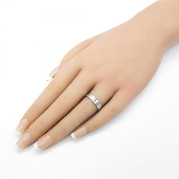 CARTIER 18k Silver Diamond Love Ring - Picture 8 of 8